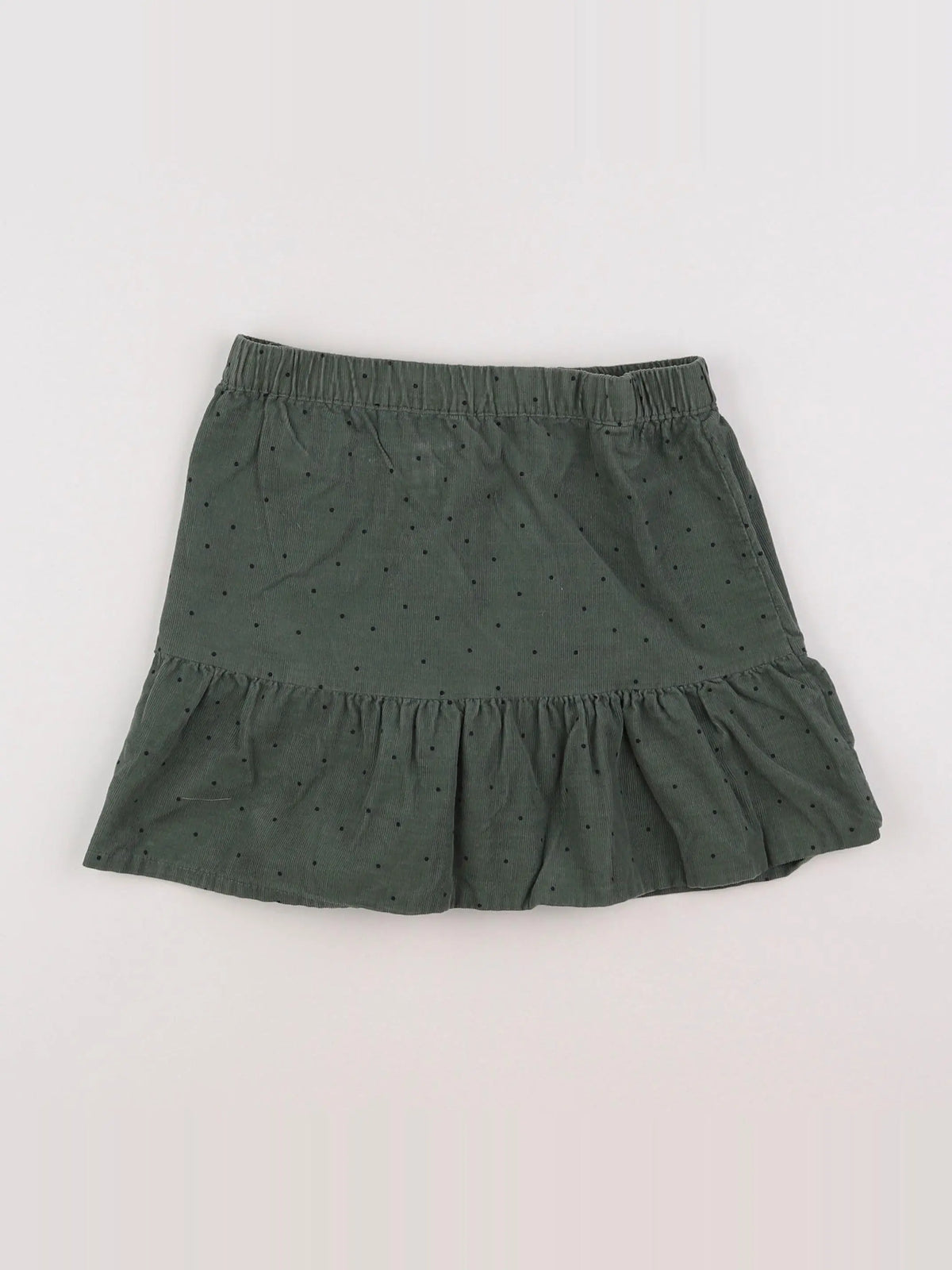 Vertbaudet - jupe vert, noir - 9 ans