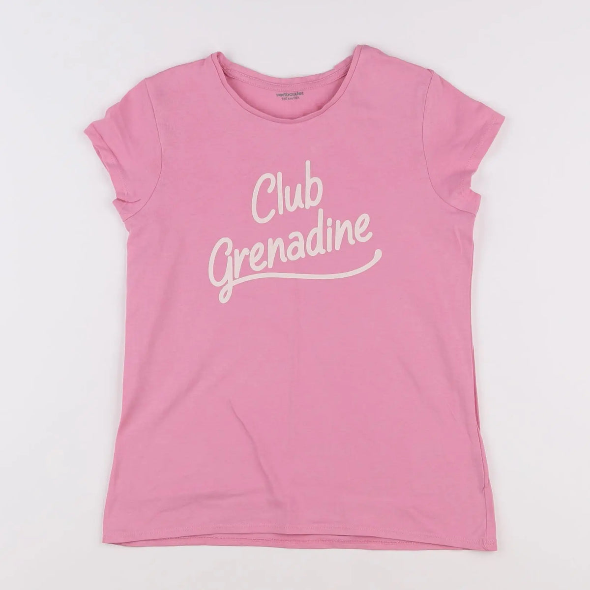 Vertbaudet - tee-shirt rose - 10 ans