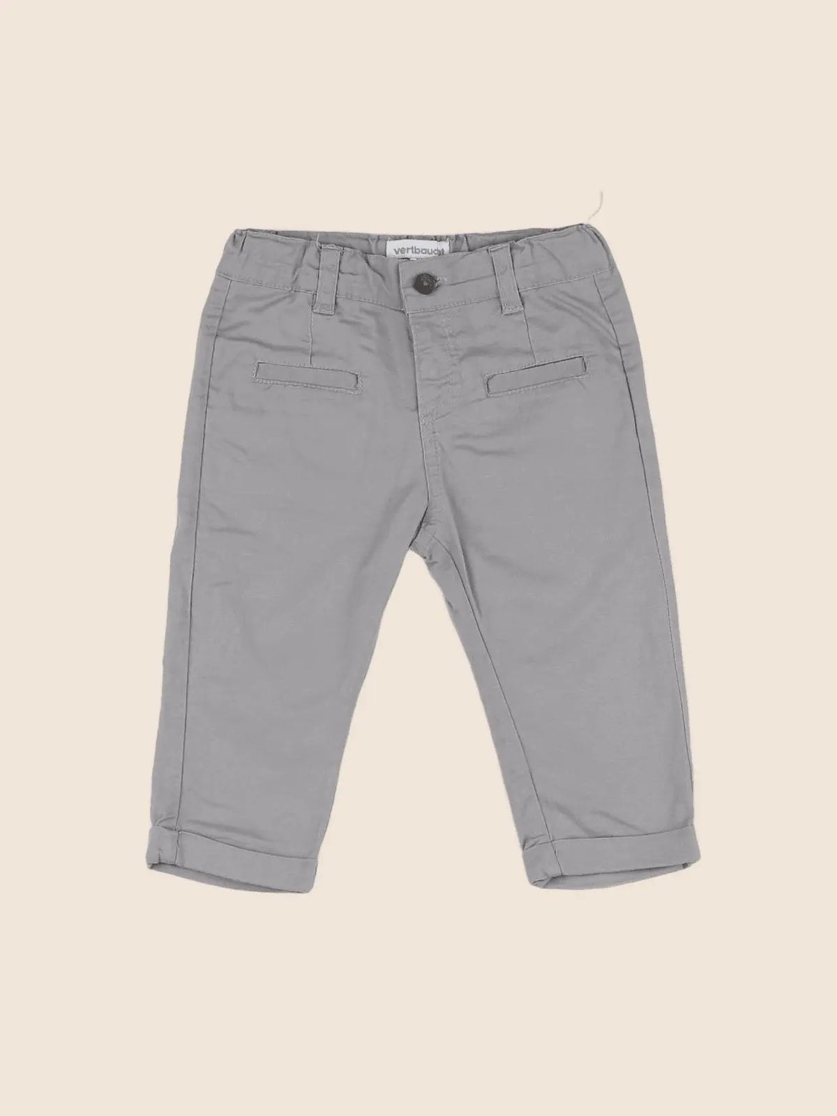 Vertbaudet - pantalon gris - 12 mois