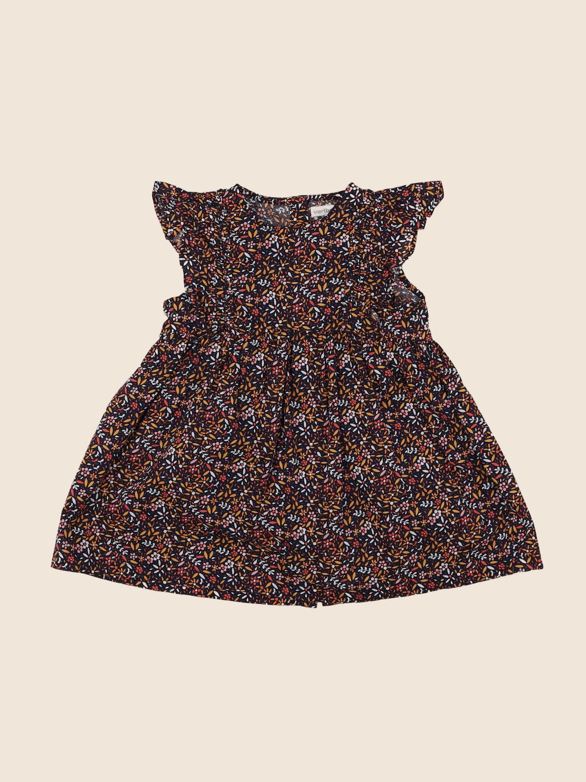 Vertbaudet - robe multicolore - 2 ans