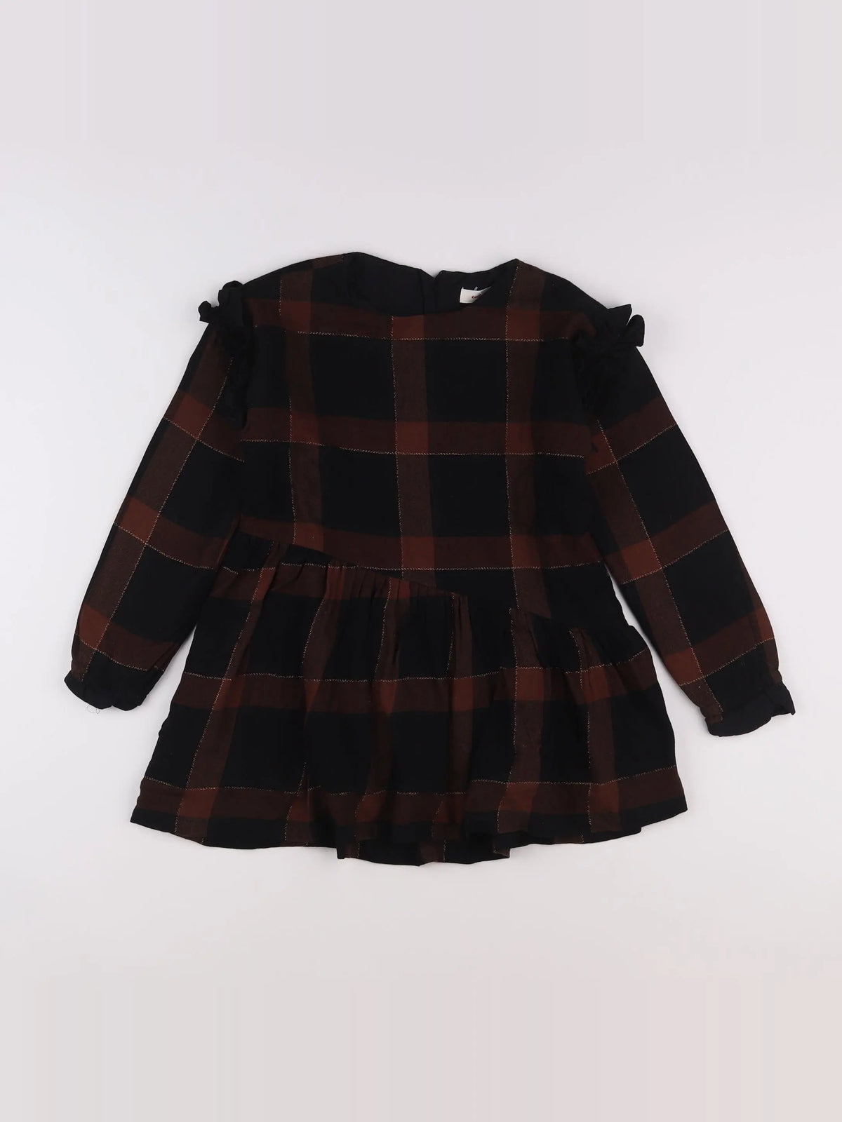 Catimini - robe noir, or - 10 ans