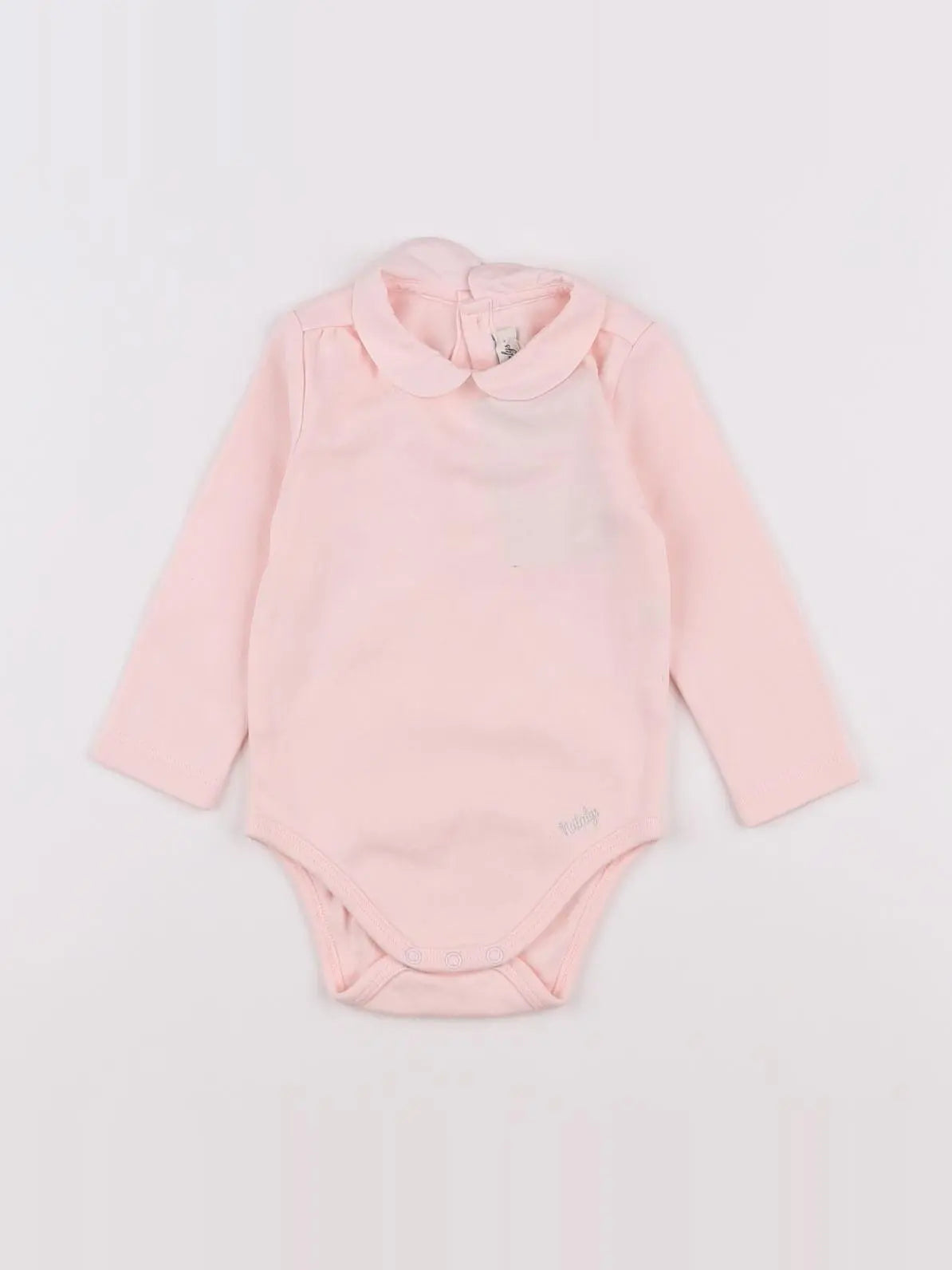 Natalys - body à col rose - 6 mois