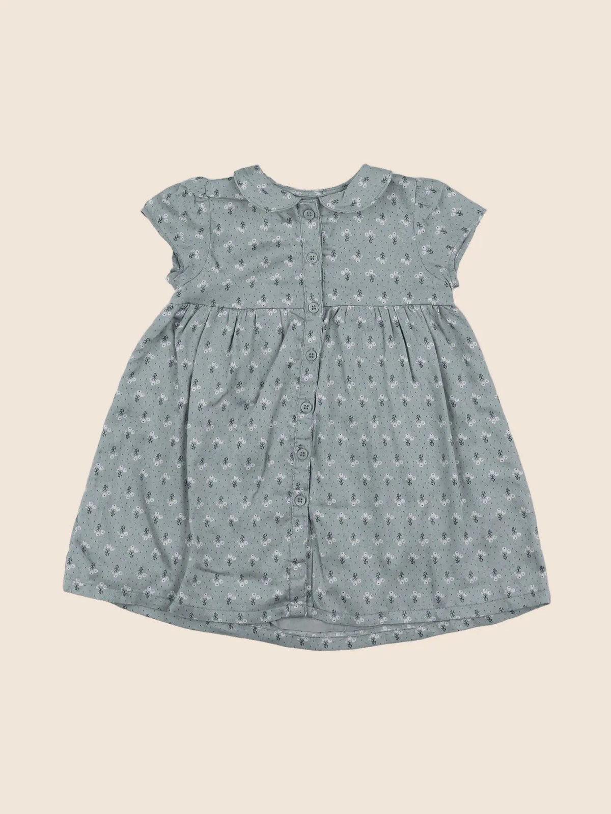 Boutchou - robe vert - 6 mois