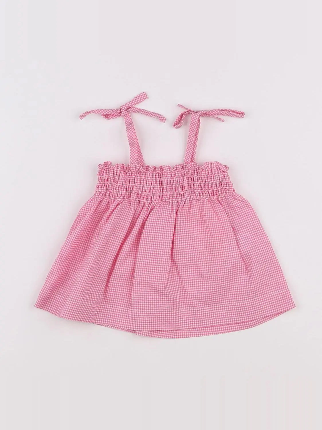 Jacadi - blouse blanc, rose - 6 mois