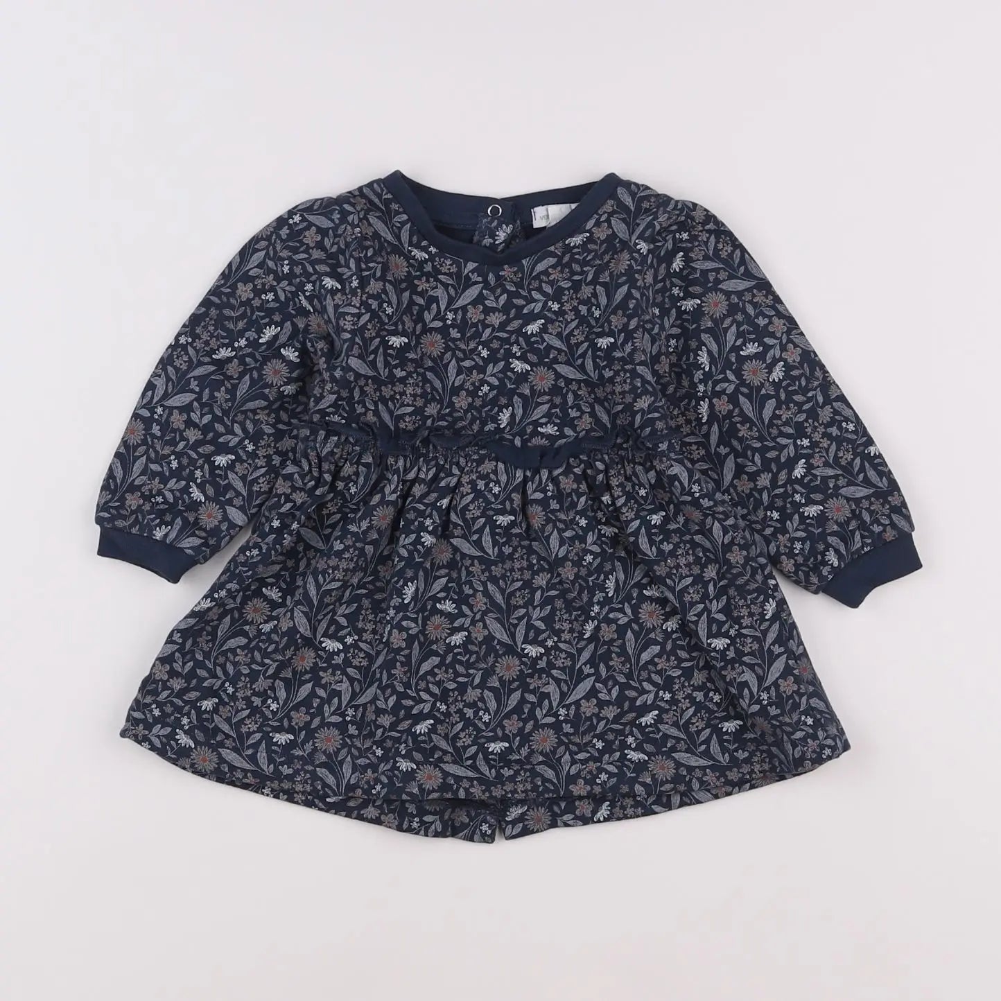 Vertbaudet - robe bleu - 6 mois