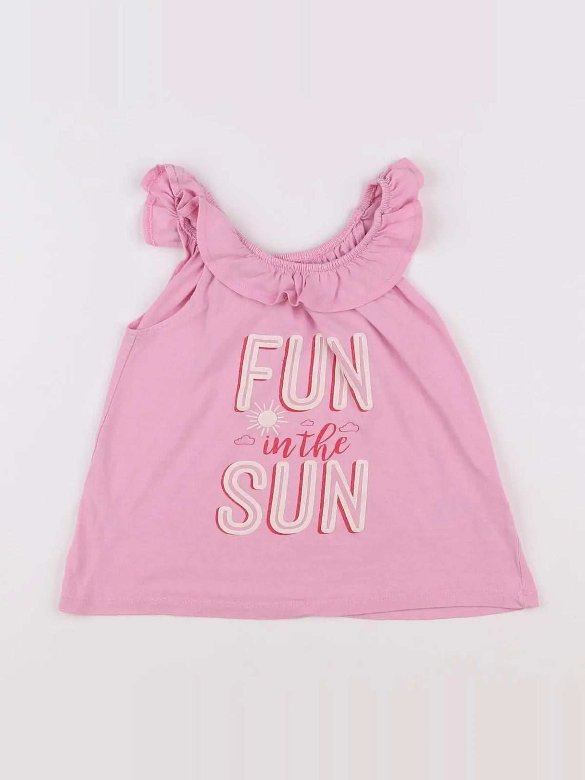 Vertbaudet - débardeur rose - 5 ans