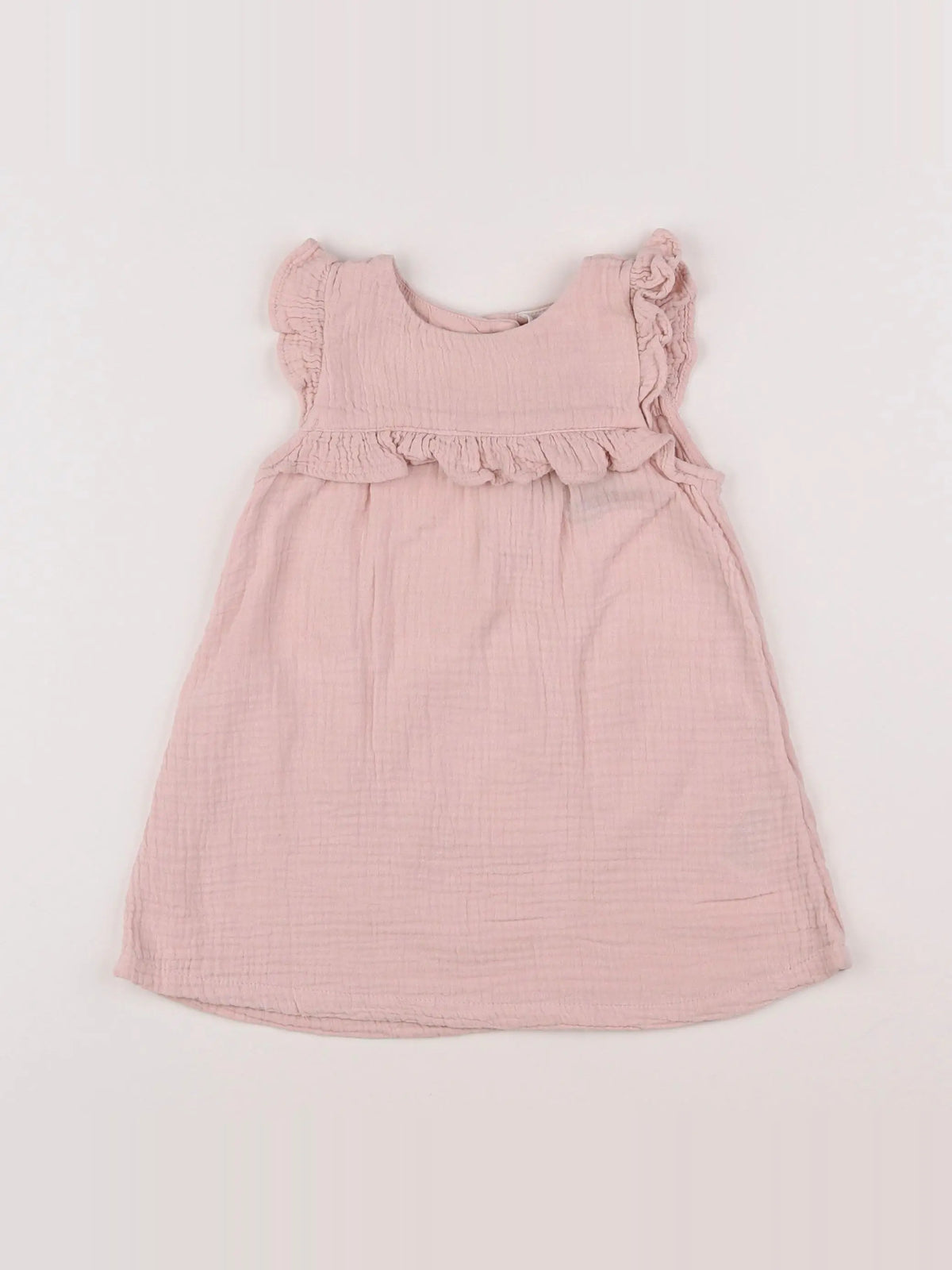 H&M - robe rose - 6/9 mois