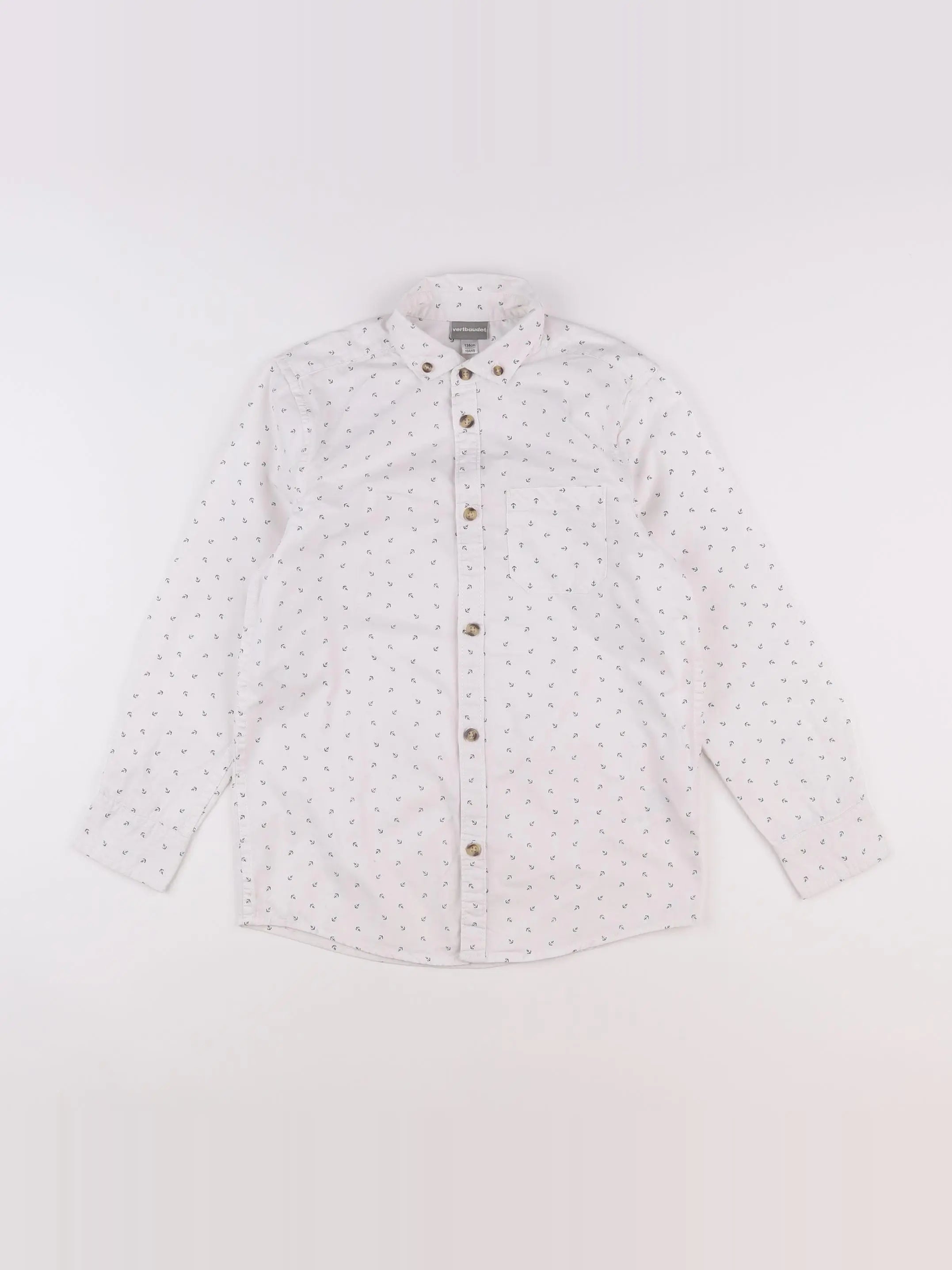 Vertbaudet - chemise blanc - 10 ans