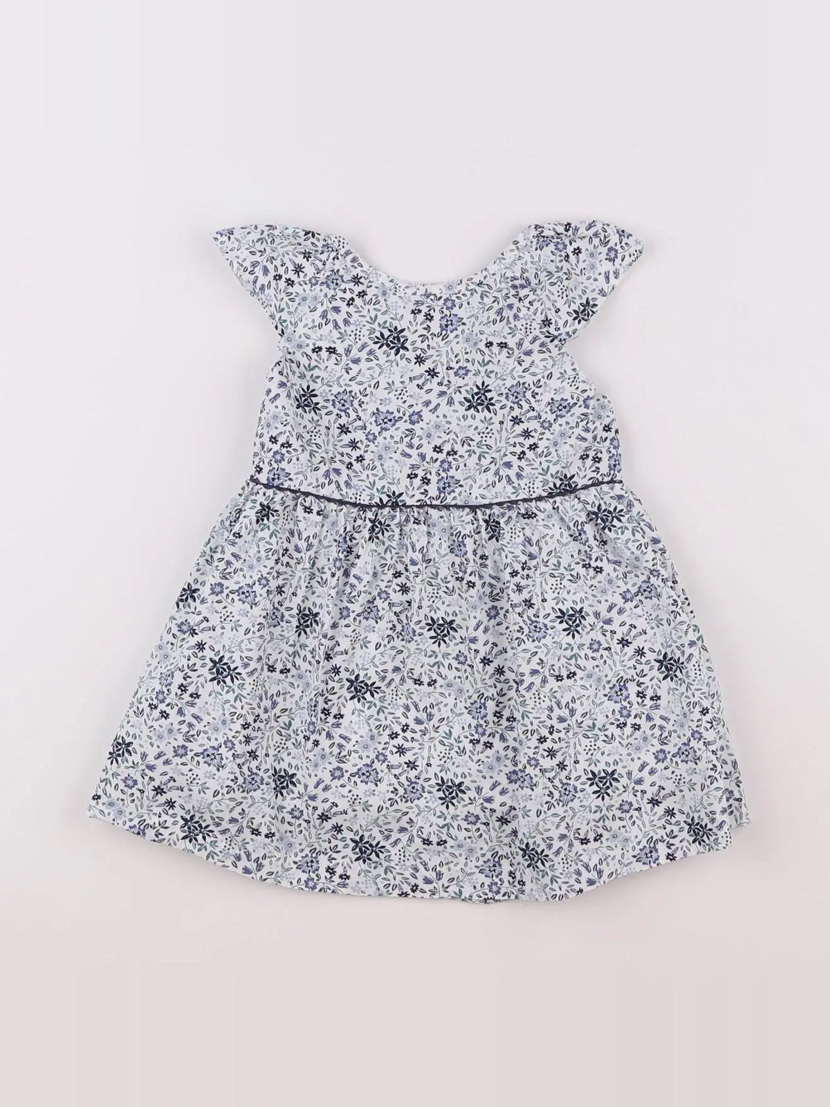 Vertbaudet - robe blanc - 12 mois