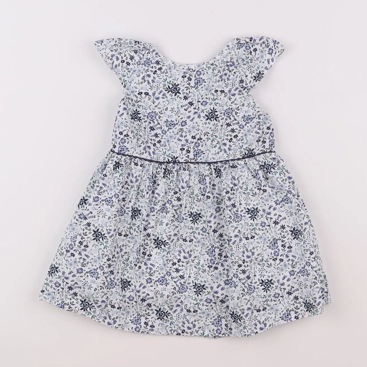 Vertbaudet - robe blanc - 12 mois