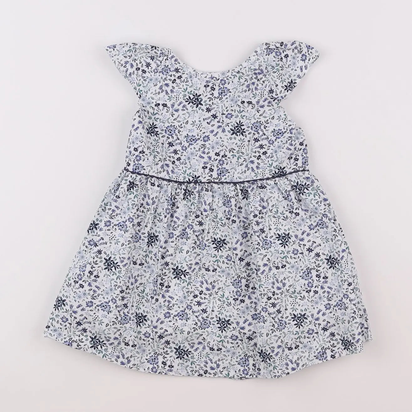 Vertbaudet - robe blanc - 12 mois