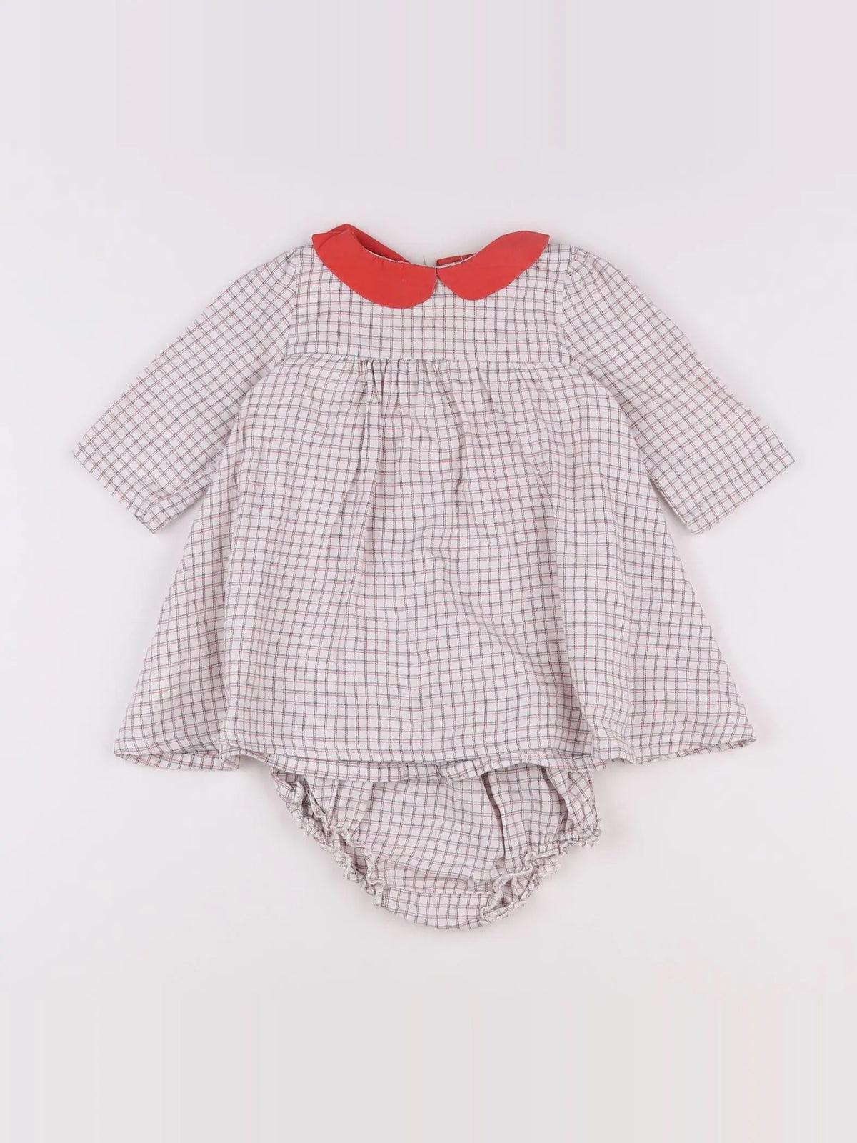 Bouchara - robe rouge - 6 mois