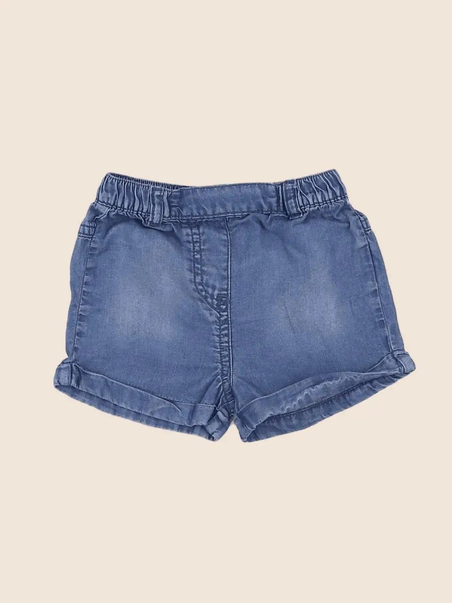 Bouchara - short bleu - 6 mois