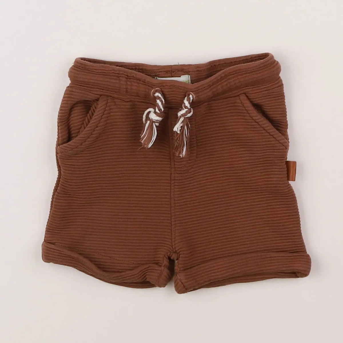Vertbaudet - short marron - 9 mois
