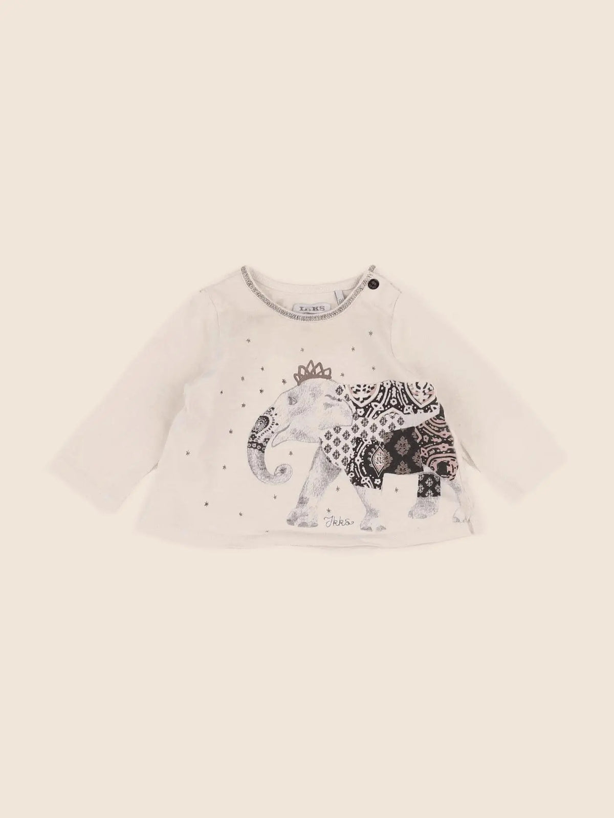 IKKS - tee-shirt beige - 6 mois