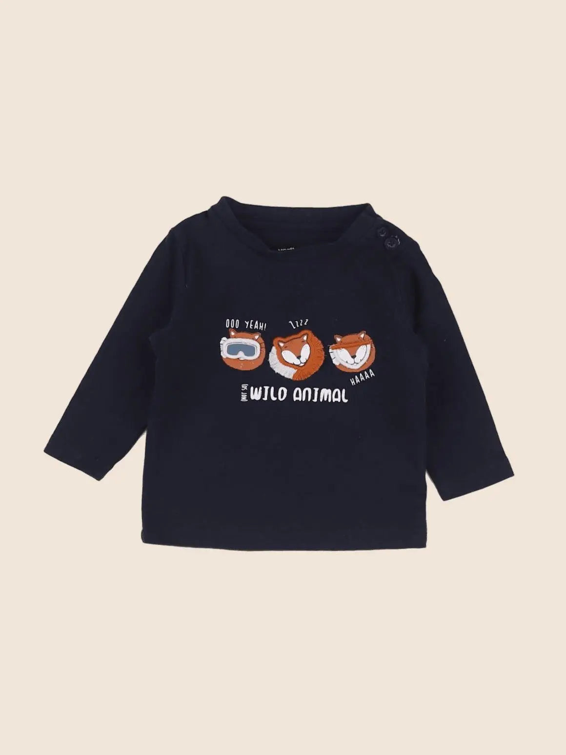 Vertbaudet - tee-shirt bleu - 3 mois