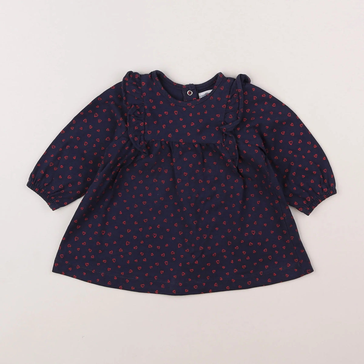 Vertbaudet - robe bleu - 6 mois