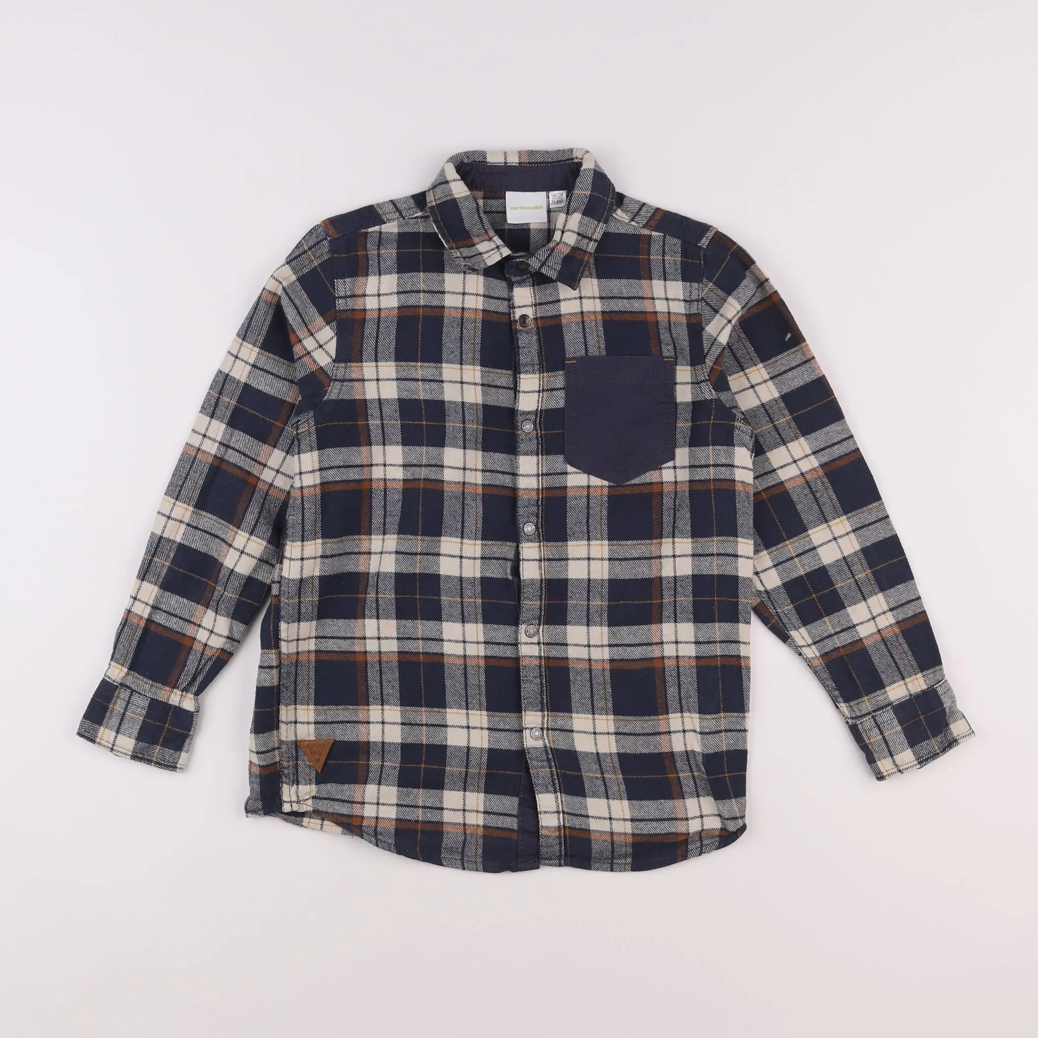 Vertbaudet - chemise bleu - 10 ans