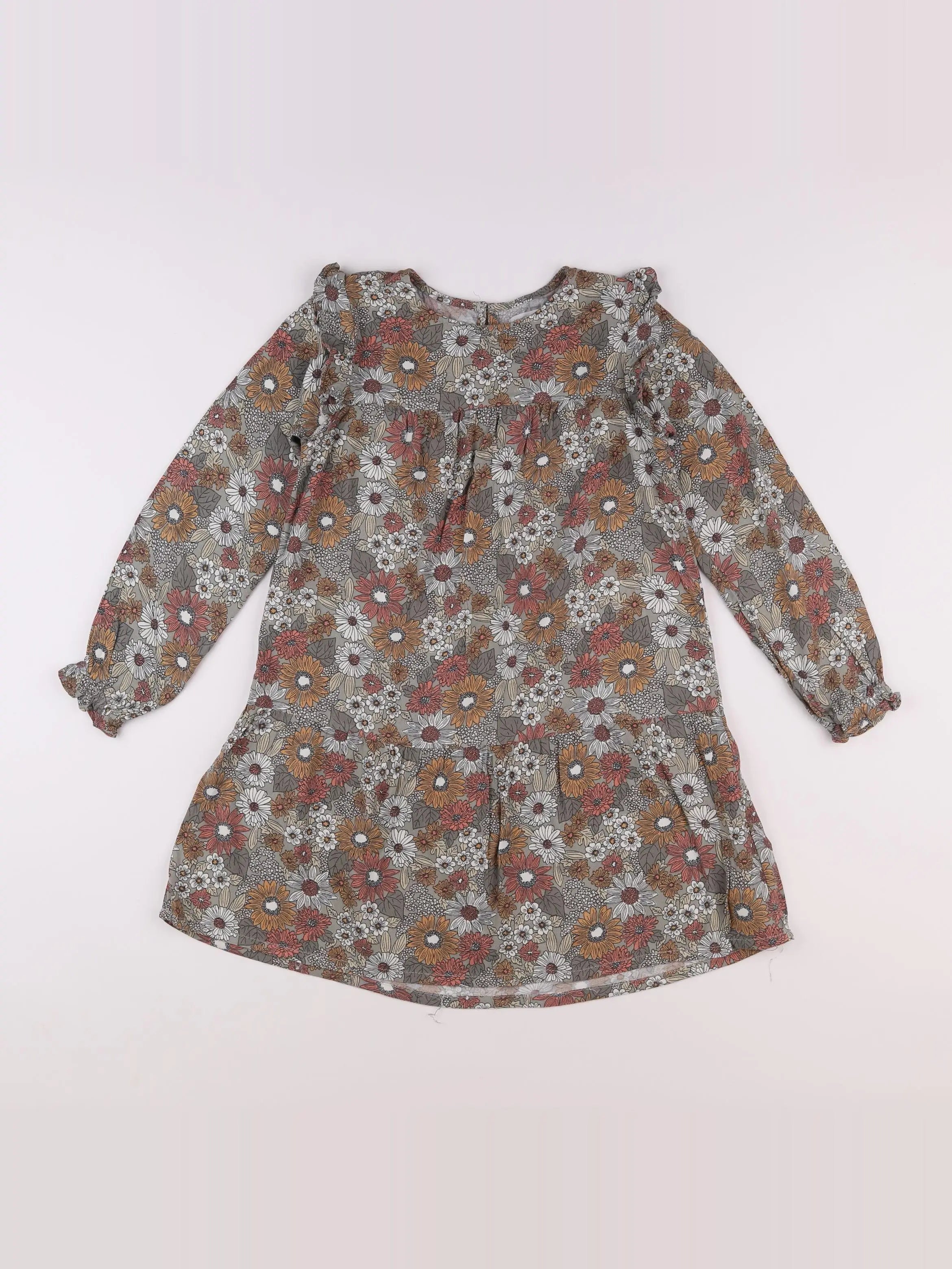 Vertbaudet - robe multicolore - 8 ans