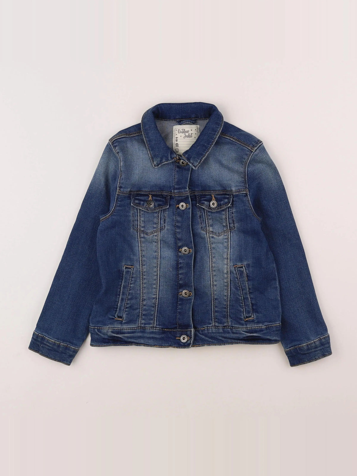 Vertbaudet - veste bleu - 6 ans