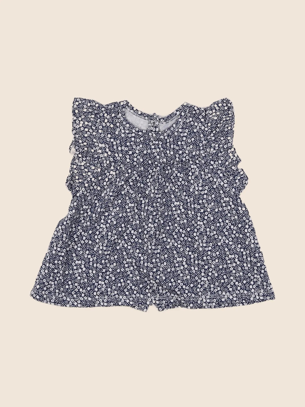 Vertbaudet - tee-shirt bleu - 12 mois