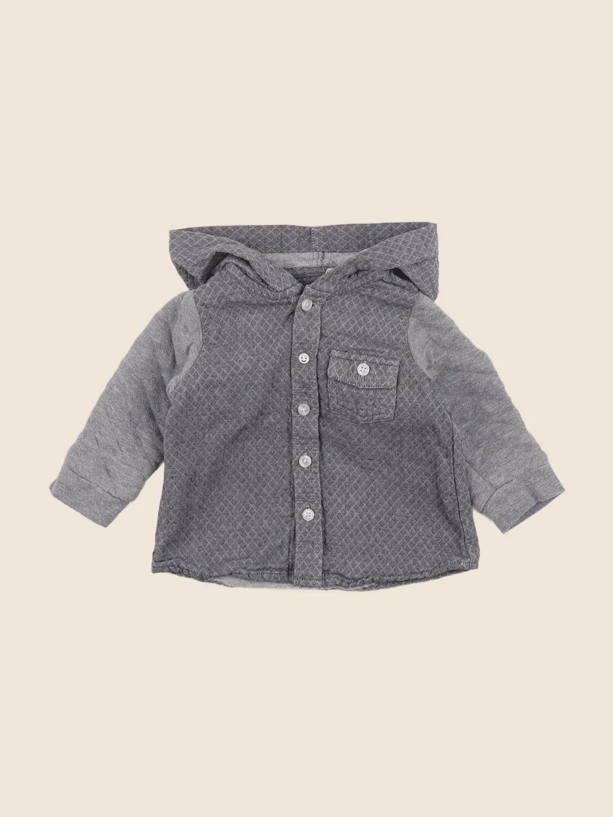 IKKS - sweat gris - 6 mois