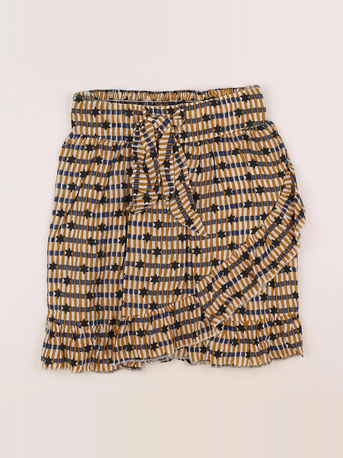 Scotch & Soda - jupe marron, bleu - 14 ans