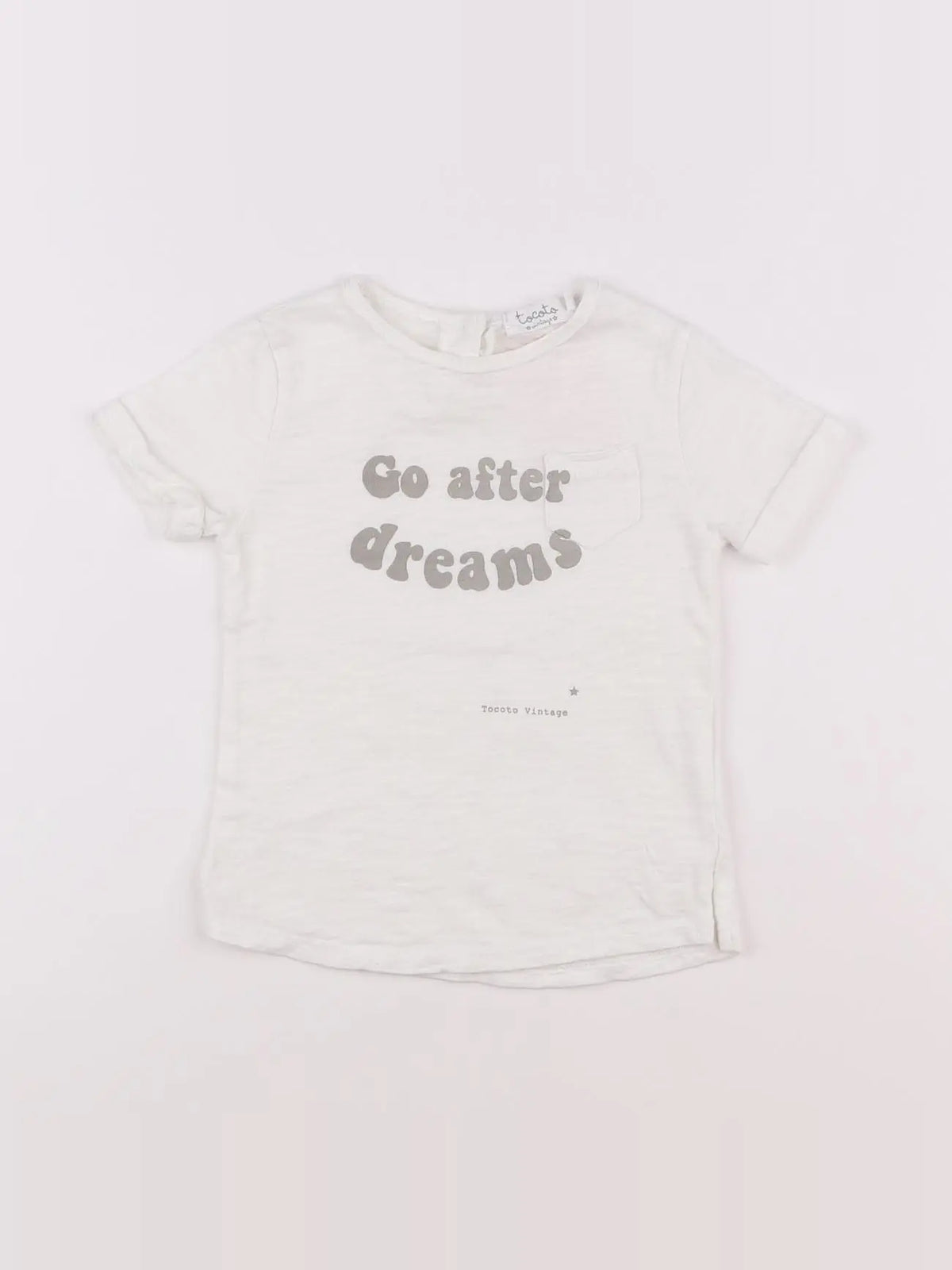 Tocoto vintage - tee-shirt blanc - 9 mois