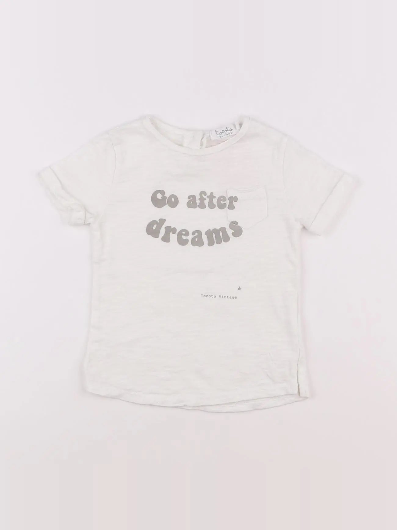 Tocoto vintage - tee-shirt blanc - 9 mois