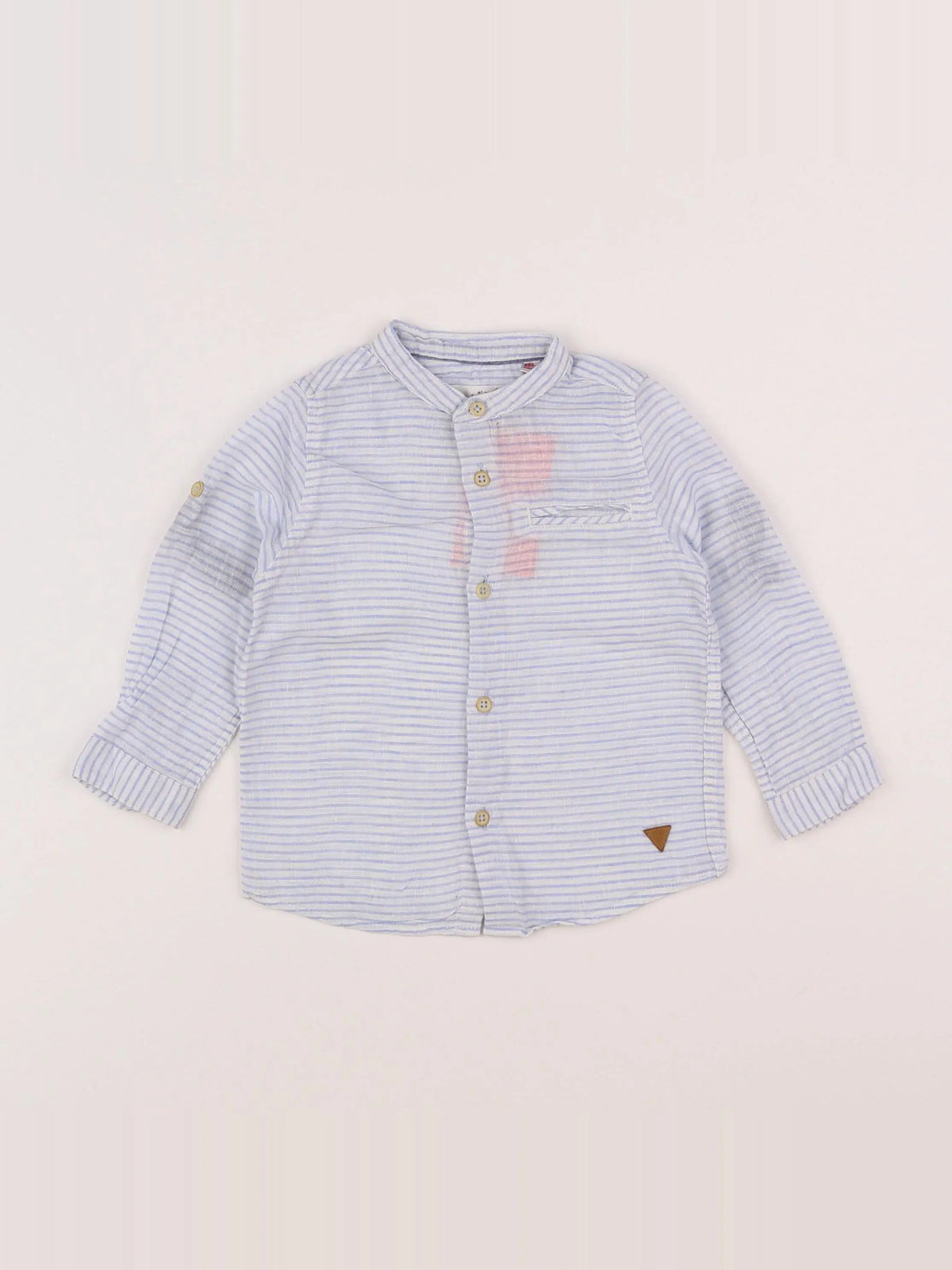 Zara - chemise bleu - 9/12 mois