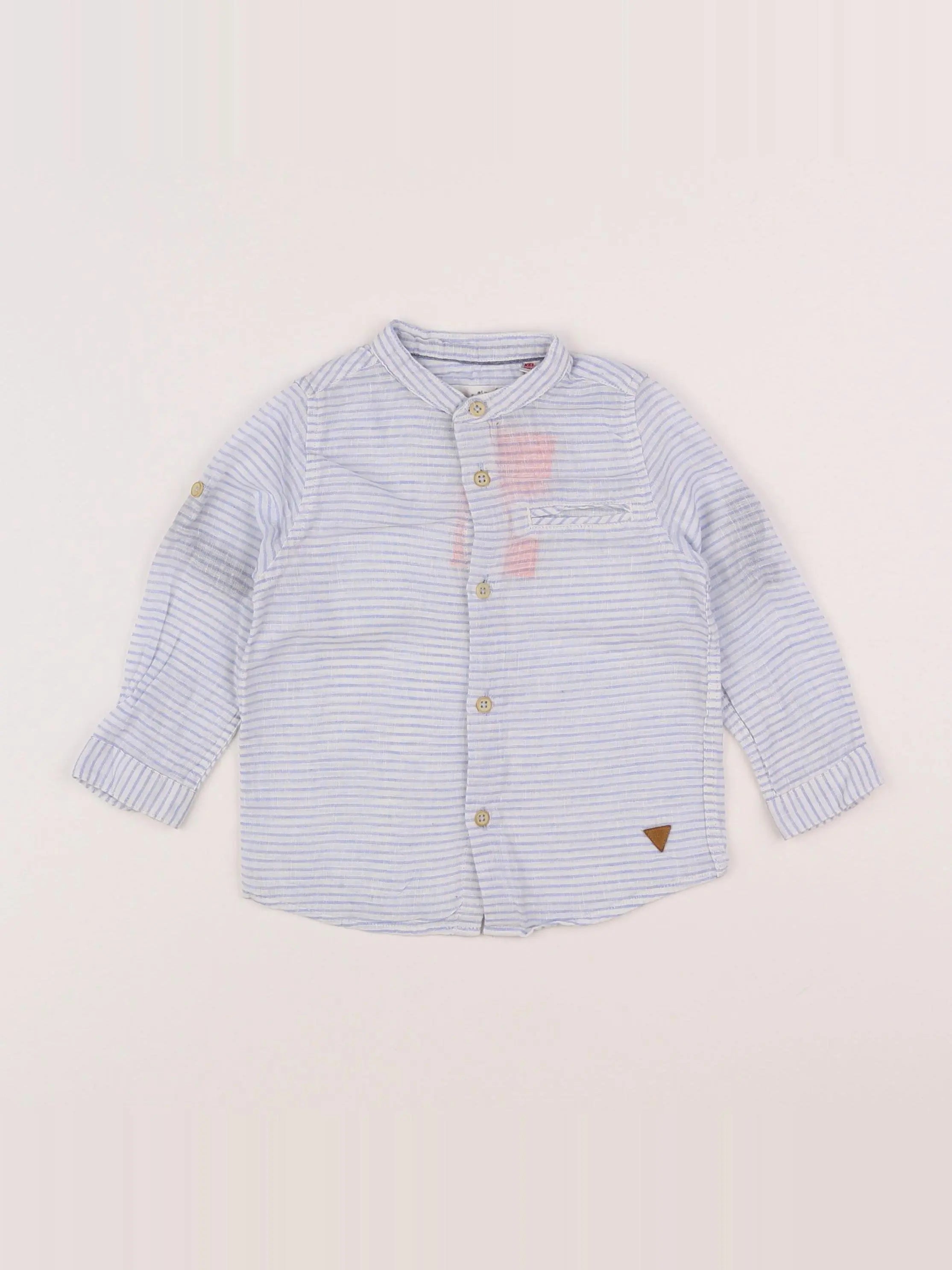 Zara - chemise bleu - 9/12 mois