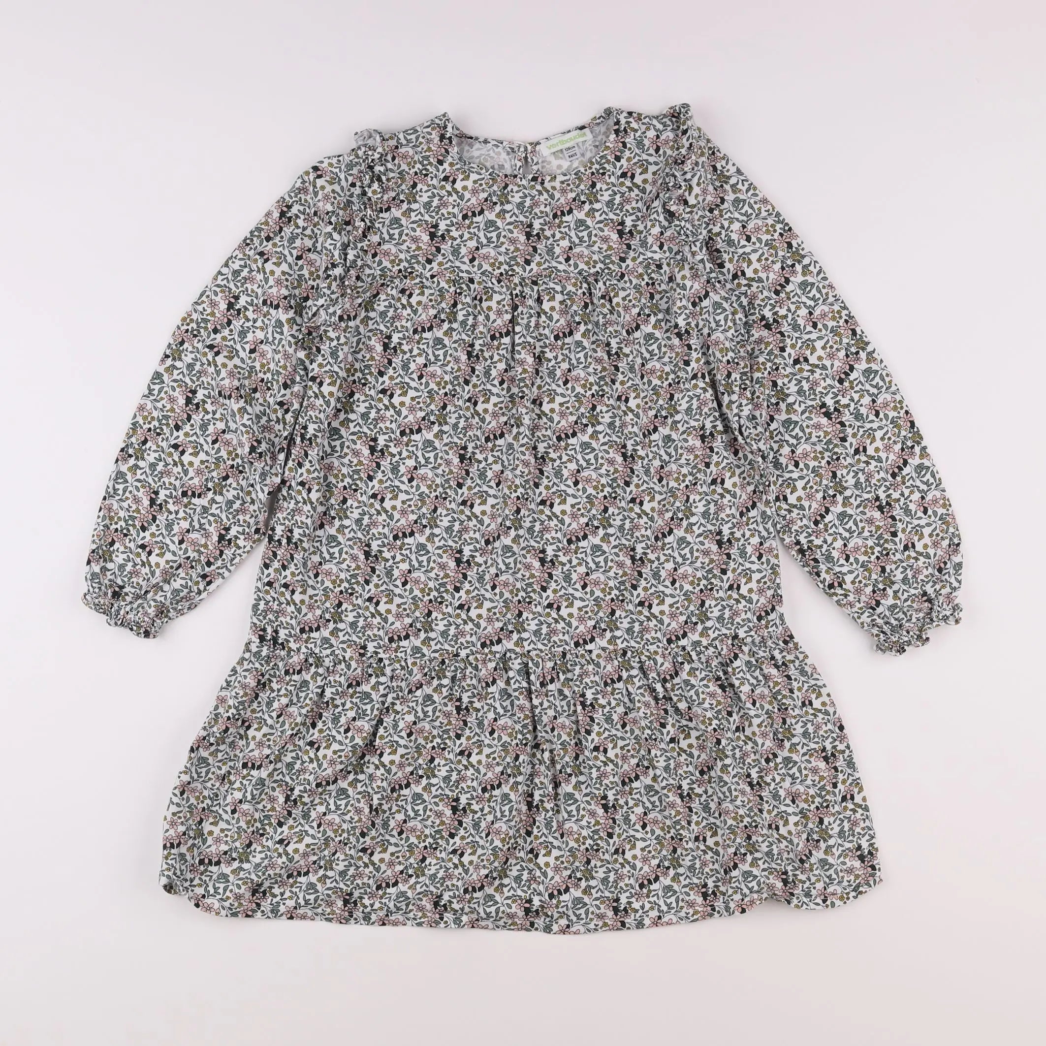 Vertbaudet - robe multicolore - 8 ans