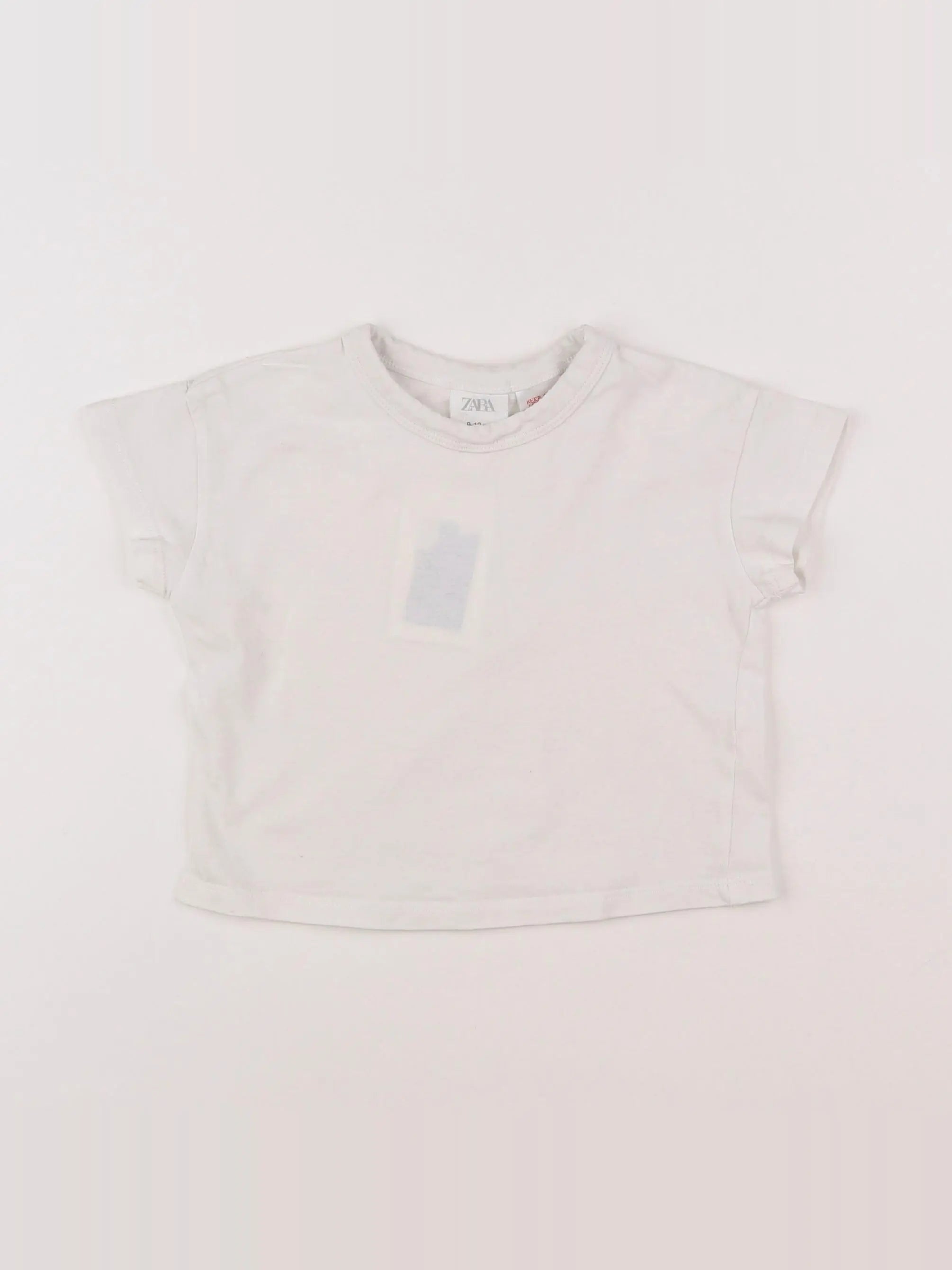 Zara - tee-shirt blanc - 9/12 mois