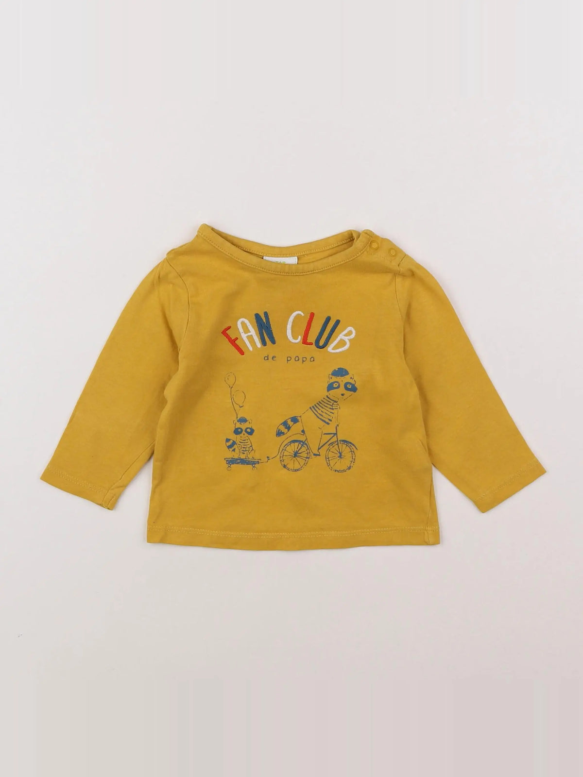 Tape à l'oeil - tee-shirt jaune - 6 mois
