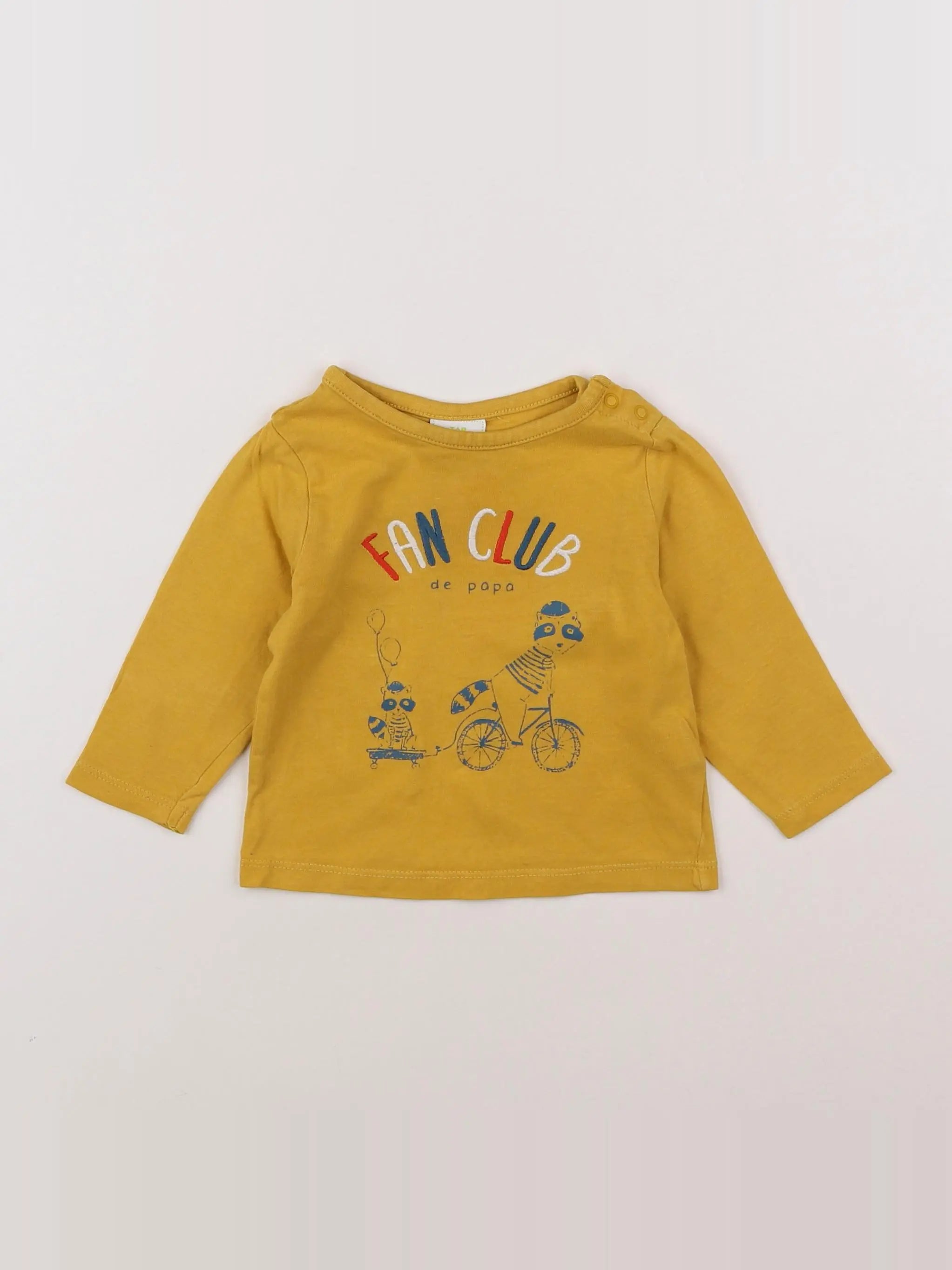 Tape à l'oeil - tee-shirt jaune - 6 mois