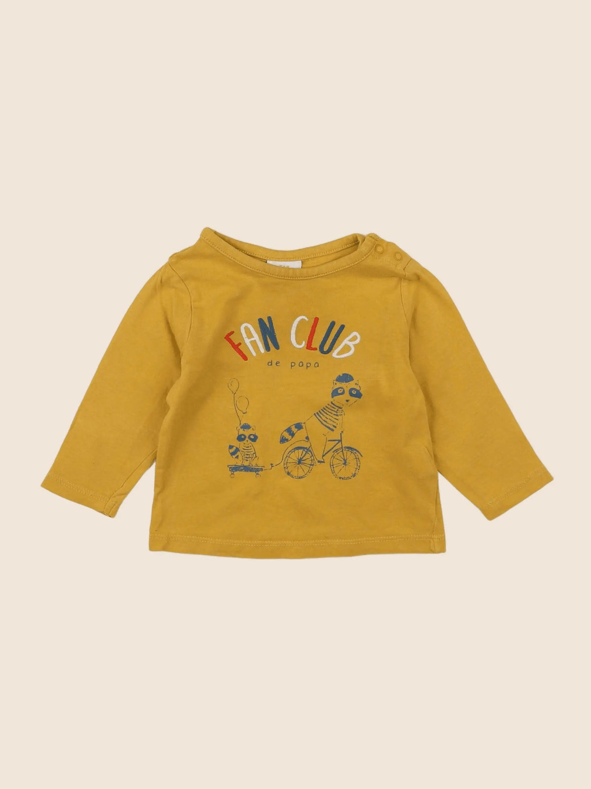 Tape à l'oeil - tee-shirt jaune - 6 mois