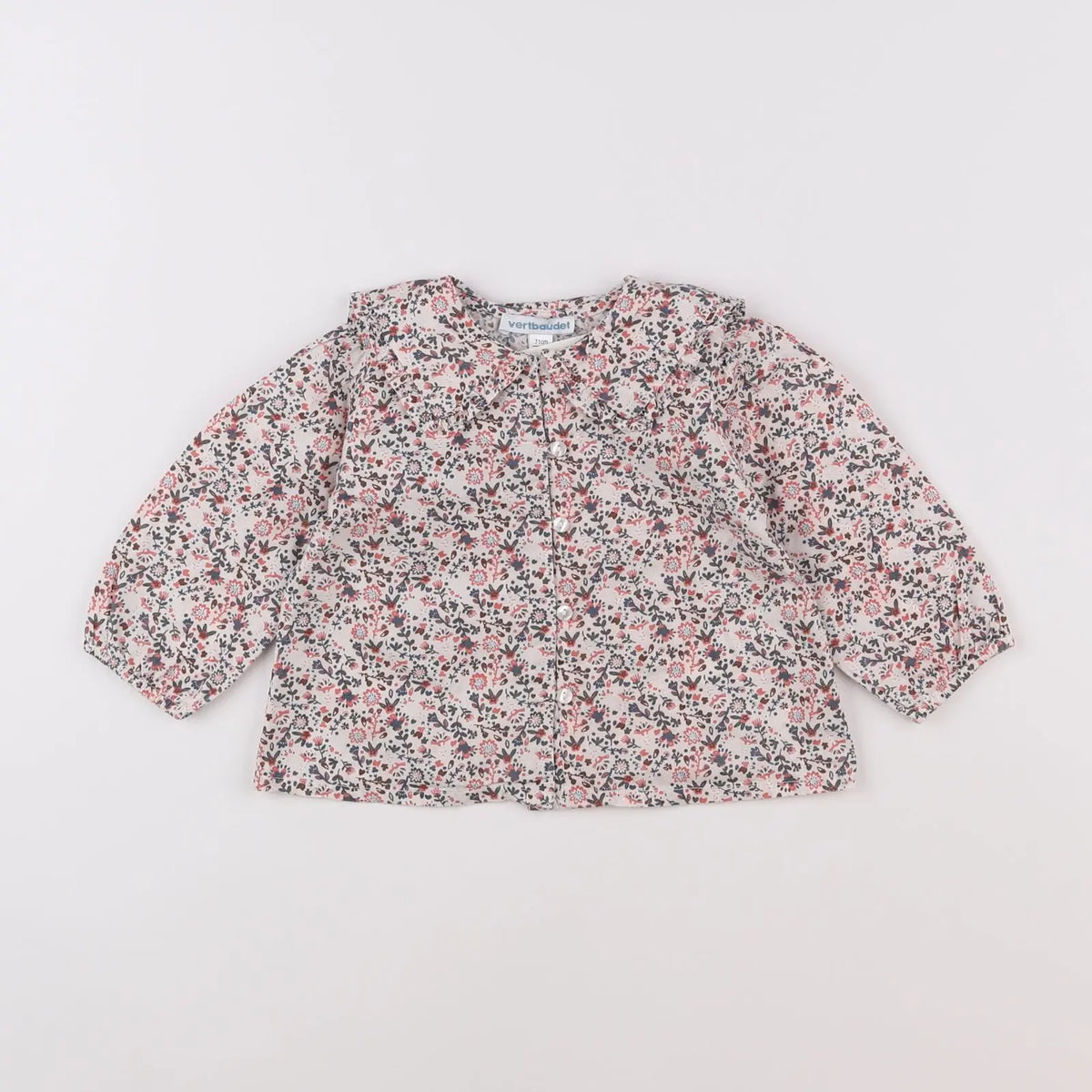 Vertbaudet - blouse rose - 9 mois