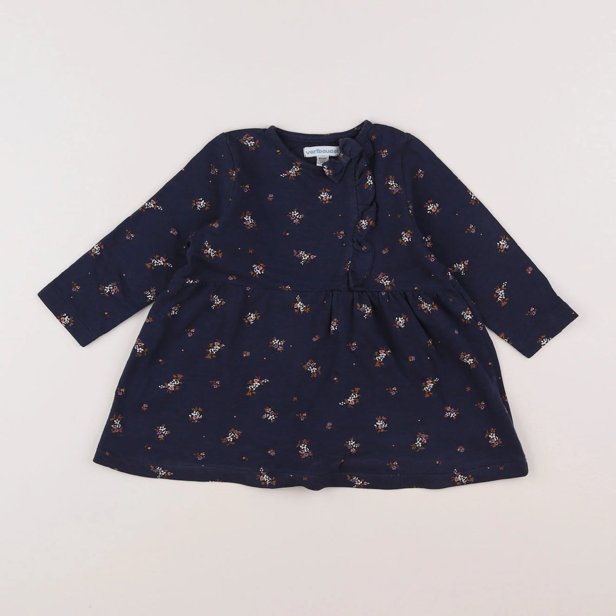 Vertbaudet - robe bleu - 18 mois