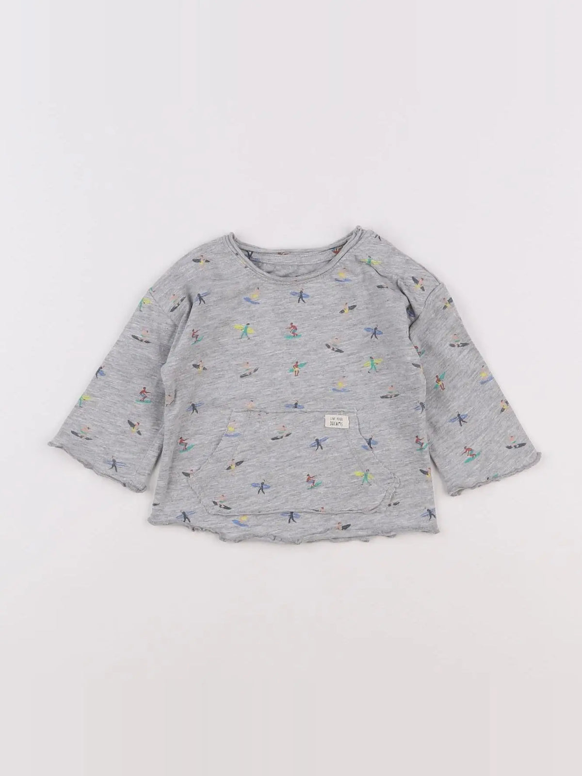 La Redoute - tee-shirt gris - 3 mois