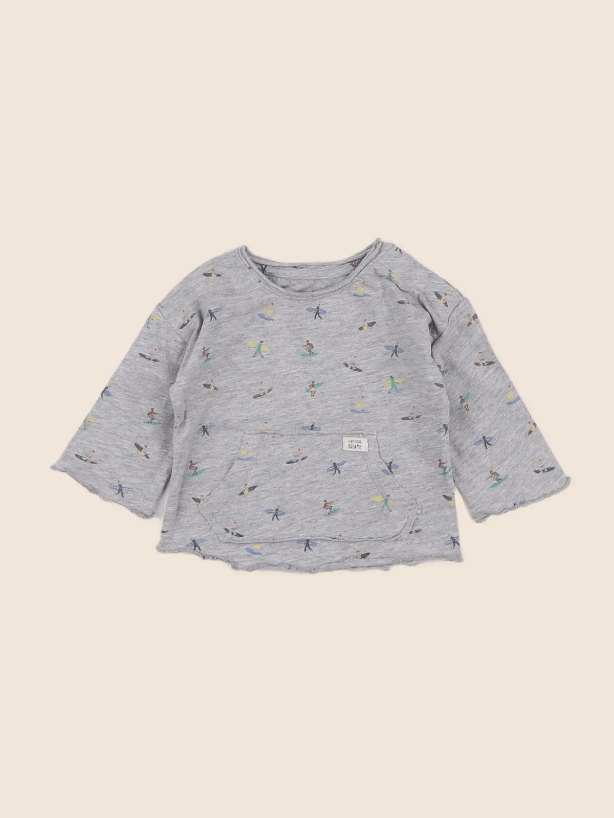 La Redoute - tee-shirt gris - 3 mois