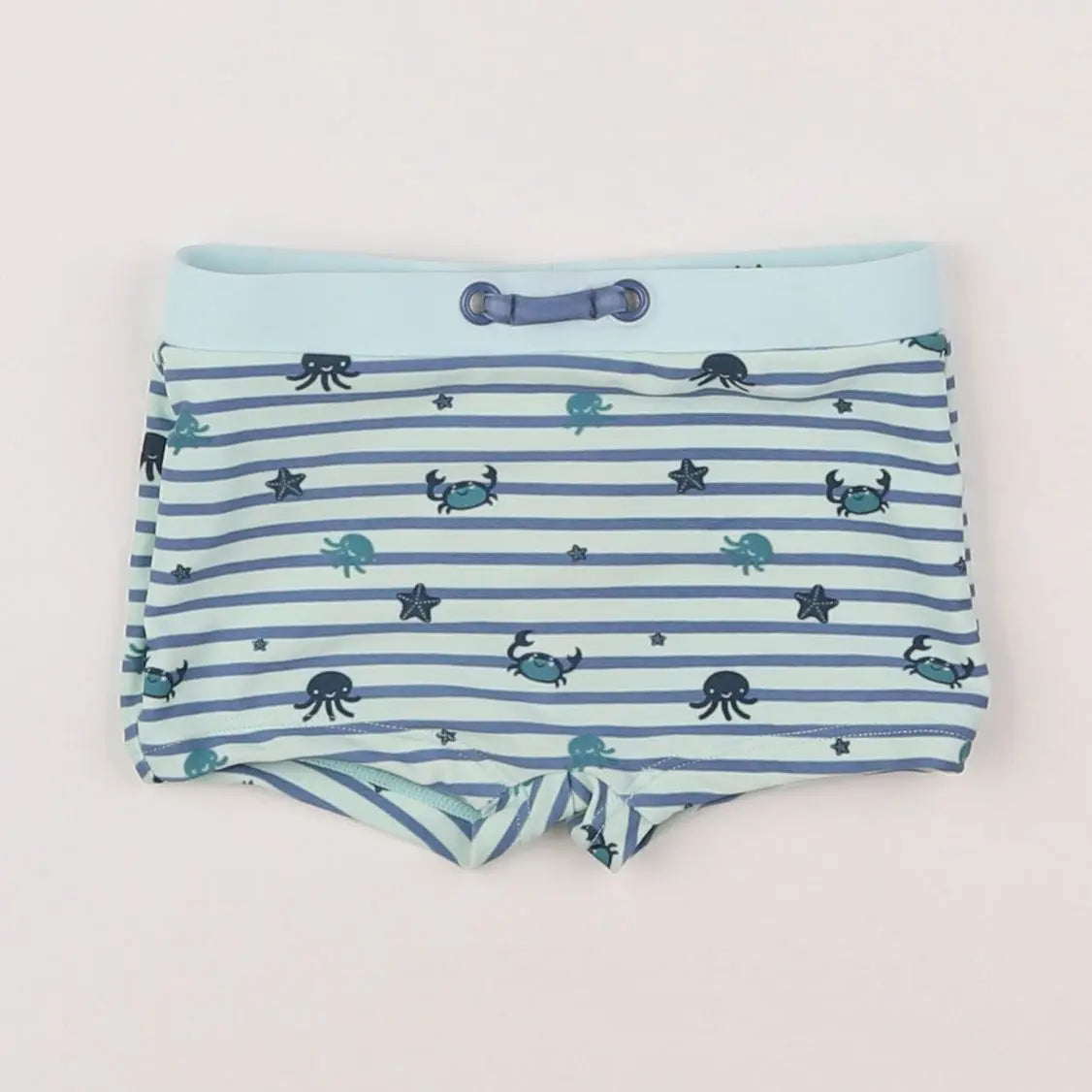 Vertbaudet - maillot de bain bleu - 9 mois