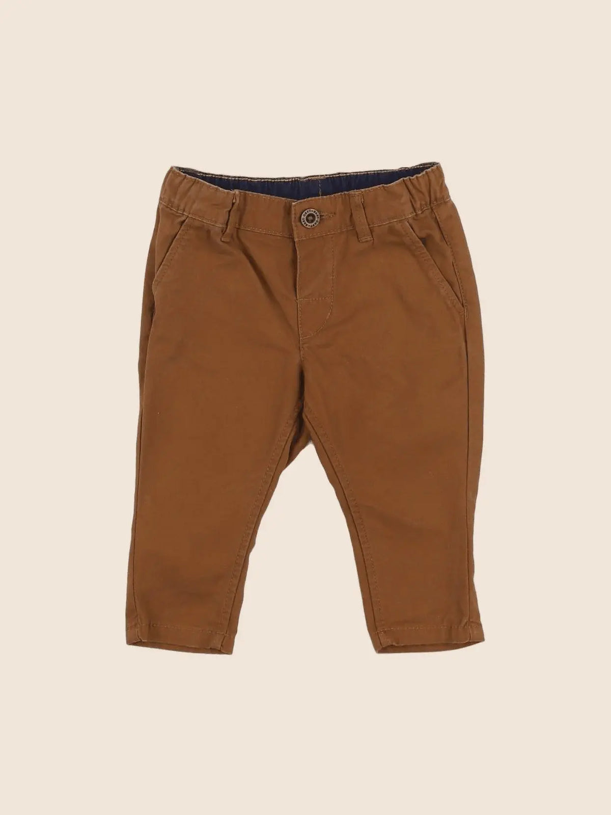 H&M - pantalon marron - 3/6 mois