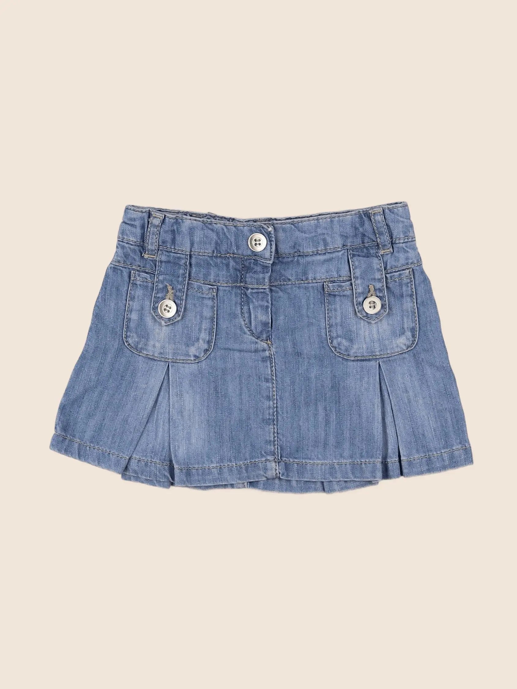 Chloé - jupe bleu - 18 mois