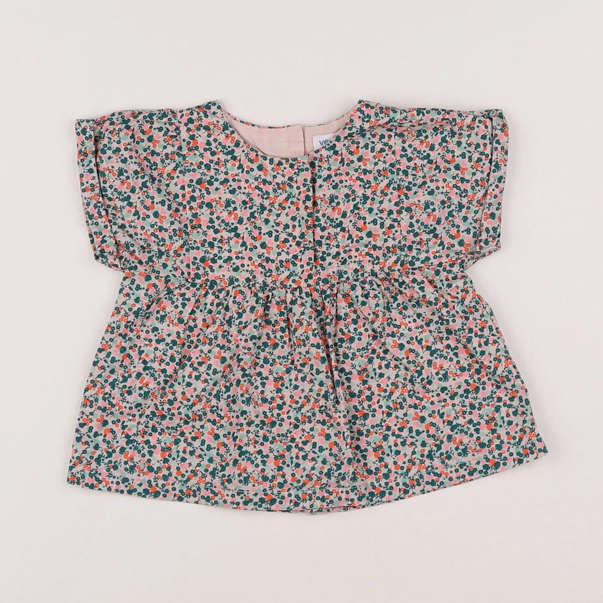 Vertbaudet - blouse multicolore - 12 mois