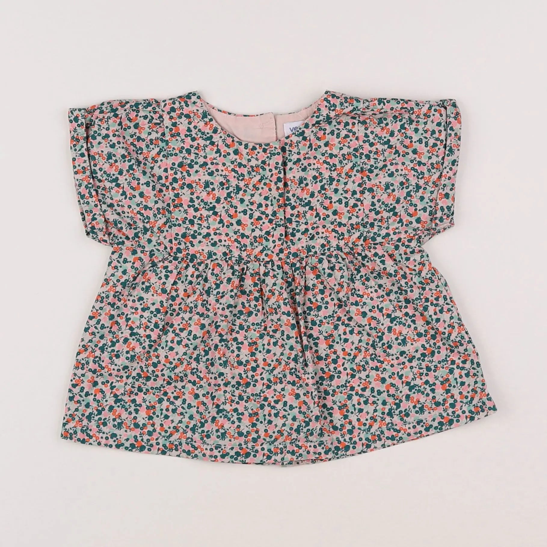 Vertbaudet - blouse multicolore - 12 mois