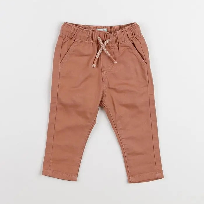 Vertbaudet - pantalon marron - 3 mois
