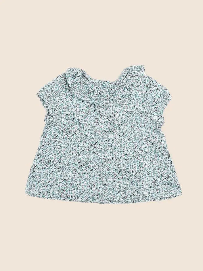 Eden & Victor - blouse vert - 9 mois