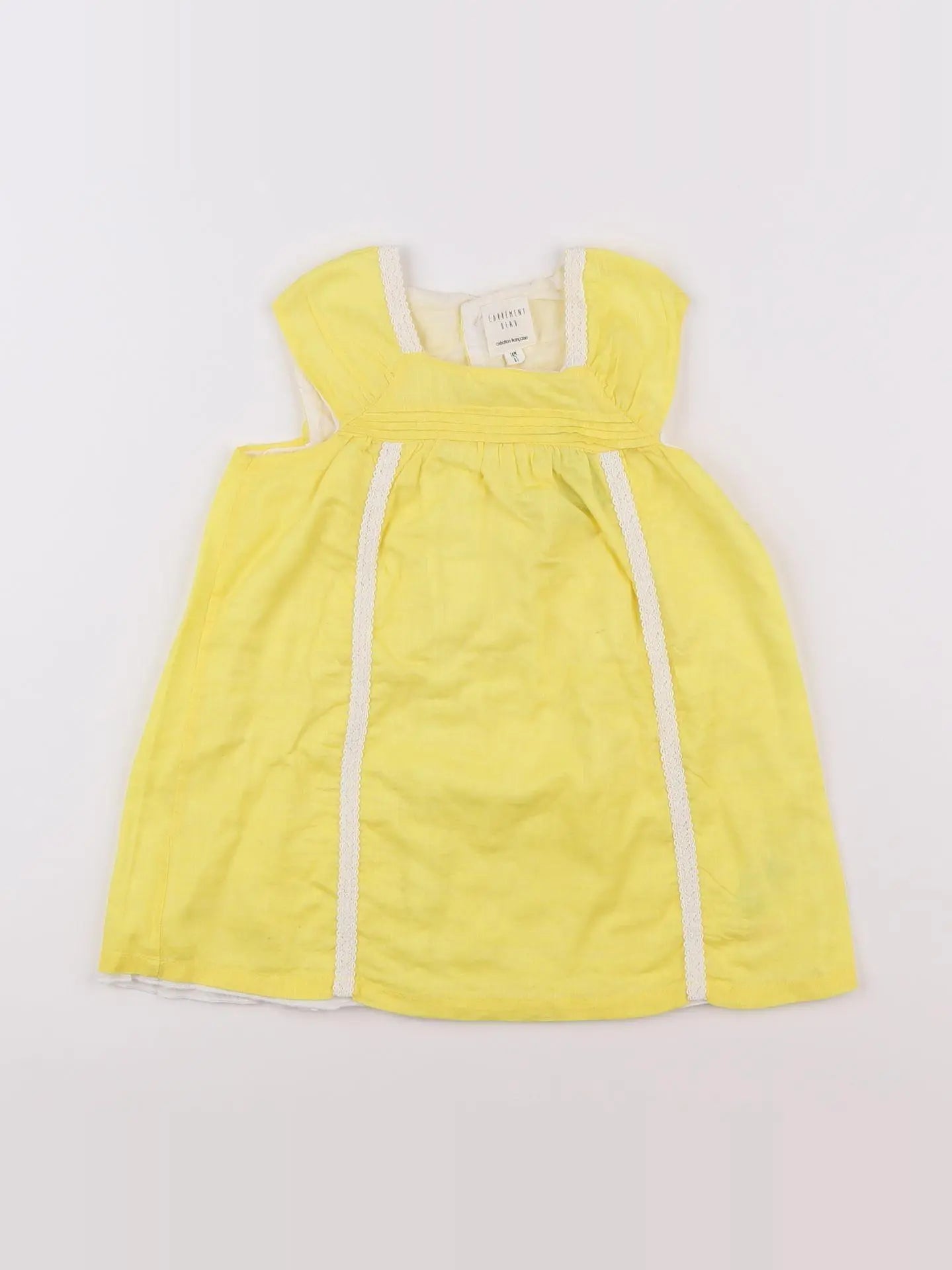 Carrément Beau - robe jaune - 18 mois