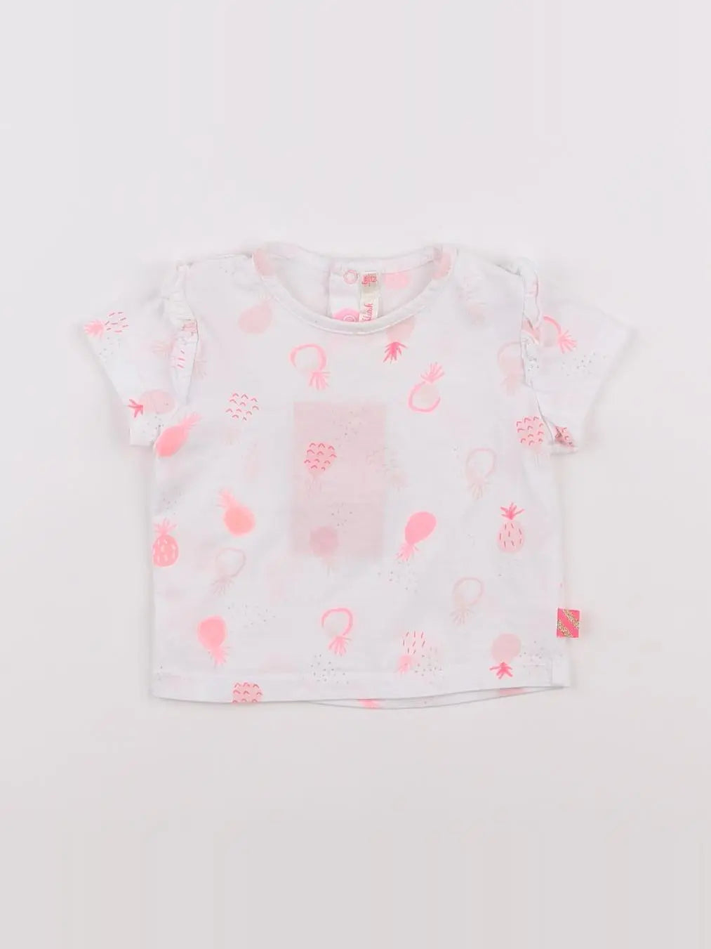 Billie Blush - tee-shirt blanc - 6 mois