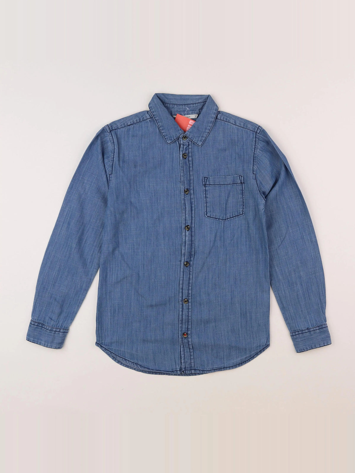 Monoprix - chemise bleu - 10 ans